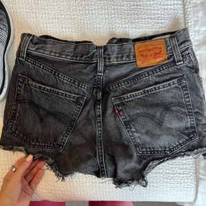 Black Levi 501 shorts